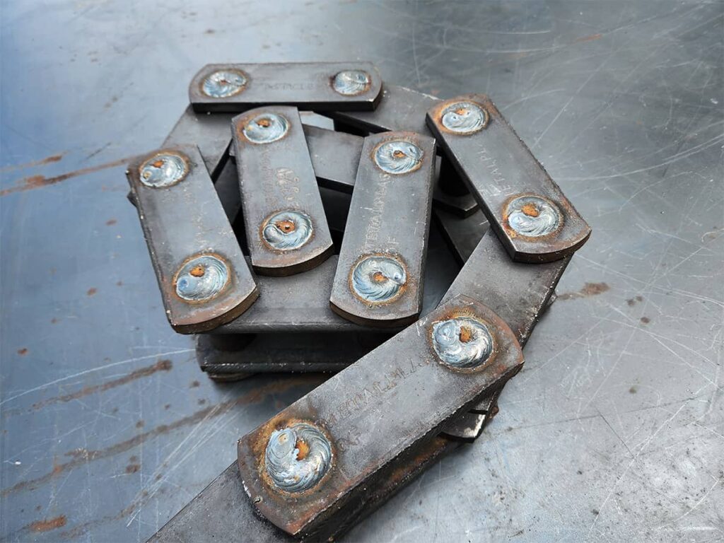 Cadena Transportadora de Troncos de Alta Resistencia