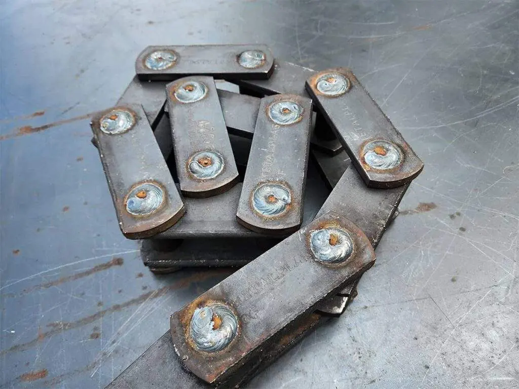 Cadena Transportadora de Troncos de Alta Resistencia