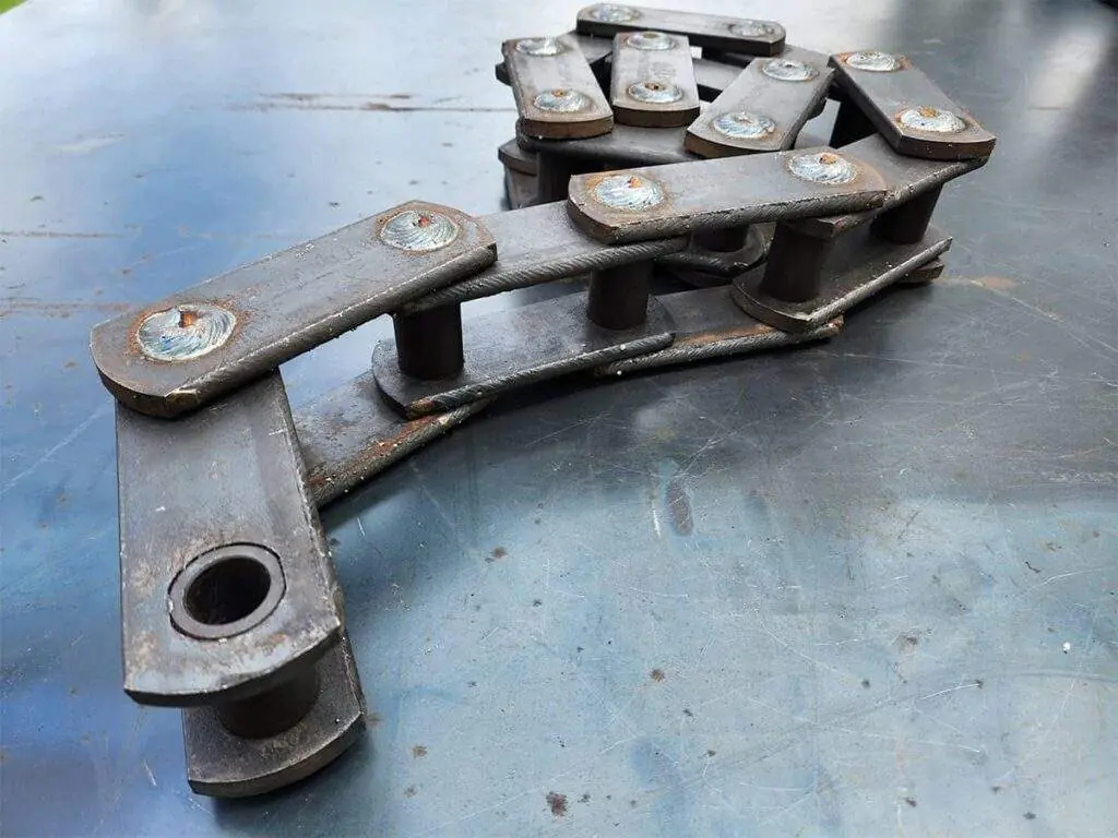 Cadena Transportadora de Troncos de Alta Resistencia