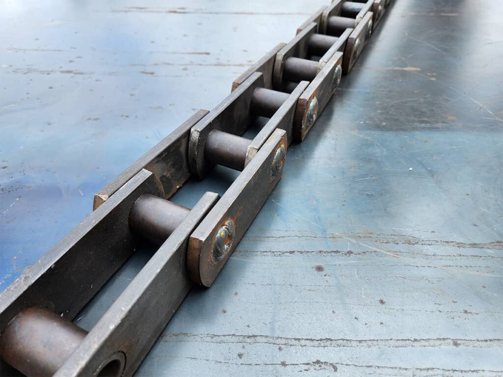 Cadena Transportadora de Troncos de Alta Resistencia