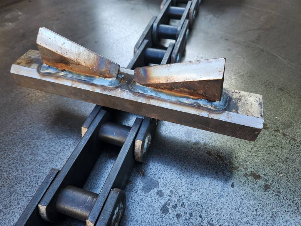 Cadena Transportadora de Troncos de Alta Resistencia