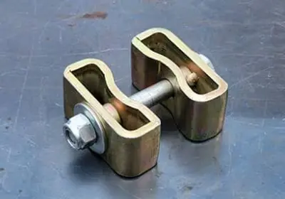 Uniones para bandas transportadoras modulares fabricadas por Cadenas Metalplas