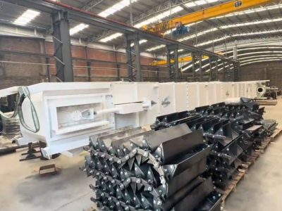 Elevador de cangilones completo armado en planta – Cadenas Metalplas